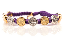 Load image into Gallery viewer, MSMH Benedictine Blessing Bracelet - Mixed Medals