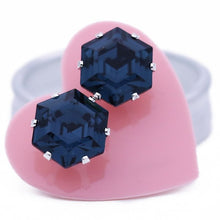 Load image into Gallery viewer, Navy Hexagon Bling - Vintage Gems Collection