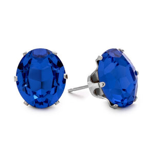 Sapphire Oval Bling - Vintage Gems Collection