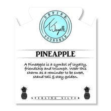 Load image into Gallery viewer, Pineapple Charm Silver Bracelet - TJazelle