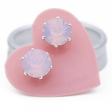 Load image into Gallery viewer, Pink Opal Mini Bling Earrings