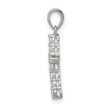 Load image into Gallery viewer, Sterling Silver CZ Cross Pendant
