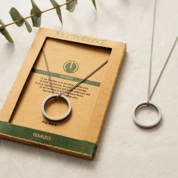 Enjoy The Journey Ring Necklace