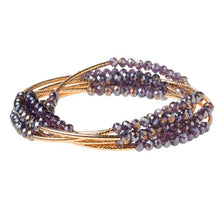 Load image into Gallery viewer, Scout Wrap : amethyst/gold