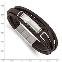 Load image into Gallery viewer, Men&#39;s Leather Bracelet