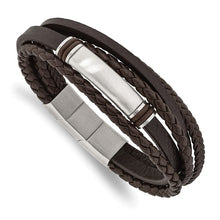 Load image into Gallery viewer, Men&#39;s Leather Bracelet