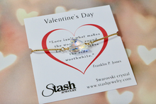 Load image into Gallery viewer, Valentine&#39;s Day Slider Bracelet