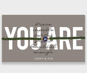 Evil Eye Beaded Bracelet - Lenny and Eva