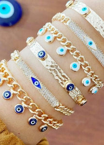 Evil Eye Cuff Bracelet