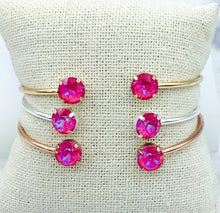 Load image into Gallery viewer, Lotus Pink Swarovski Balance Bangle - Marie&#39;s Exclusive Color