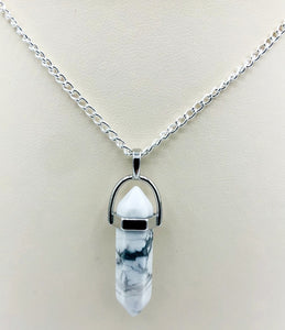 Howlite Crystal Necklace
