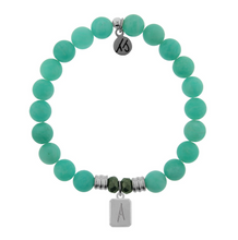 Load image into Gallery viewer, TJazelle Initially Your&#39;s Peruvian Amazonite Bracelet