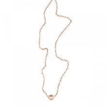 Load image into Gallery viewer, Tiny Rose Cut Diamond Necklace - Rose Gold