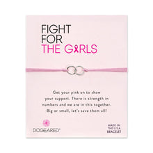 Load image into Gallery viewer, Dogeared Fight For the Girls Bracelet Silver
