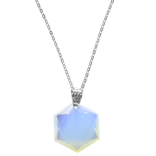 TJazelle Cleo Crystal Necklace - Hexagon