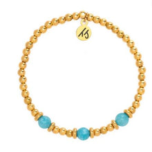 Load image into Gallery viewer, See the Good Blue Quartz Bracelet - TJazelle Affirmations Collection