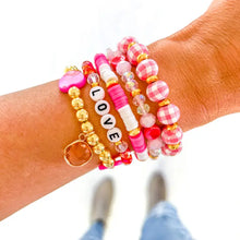 Load image into Gallery viewer, All You Need Is Love $10 Stretch Bracelet