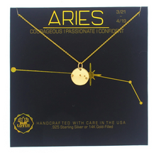 Load image into Gallery viewer, Zodiac Necklace - Gold Filled