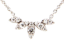 Load image into Gallery viewer, Diamond Array Pendant Necklace - 14K White Gold