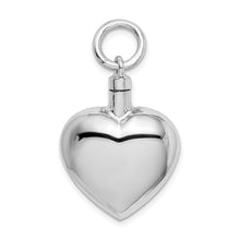 Load image into Gallery viewer, Polished Heart Ash Holder Pendant