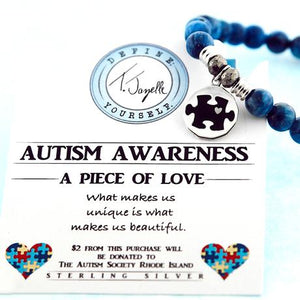 TJazelle Autism Awareness Charm Bracelet