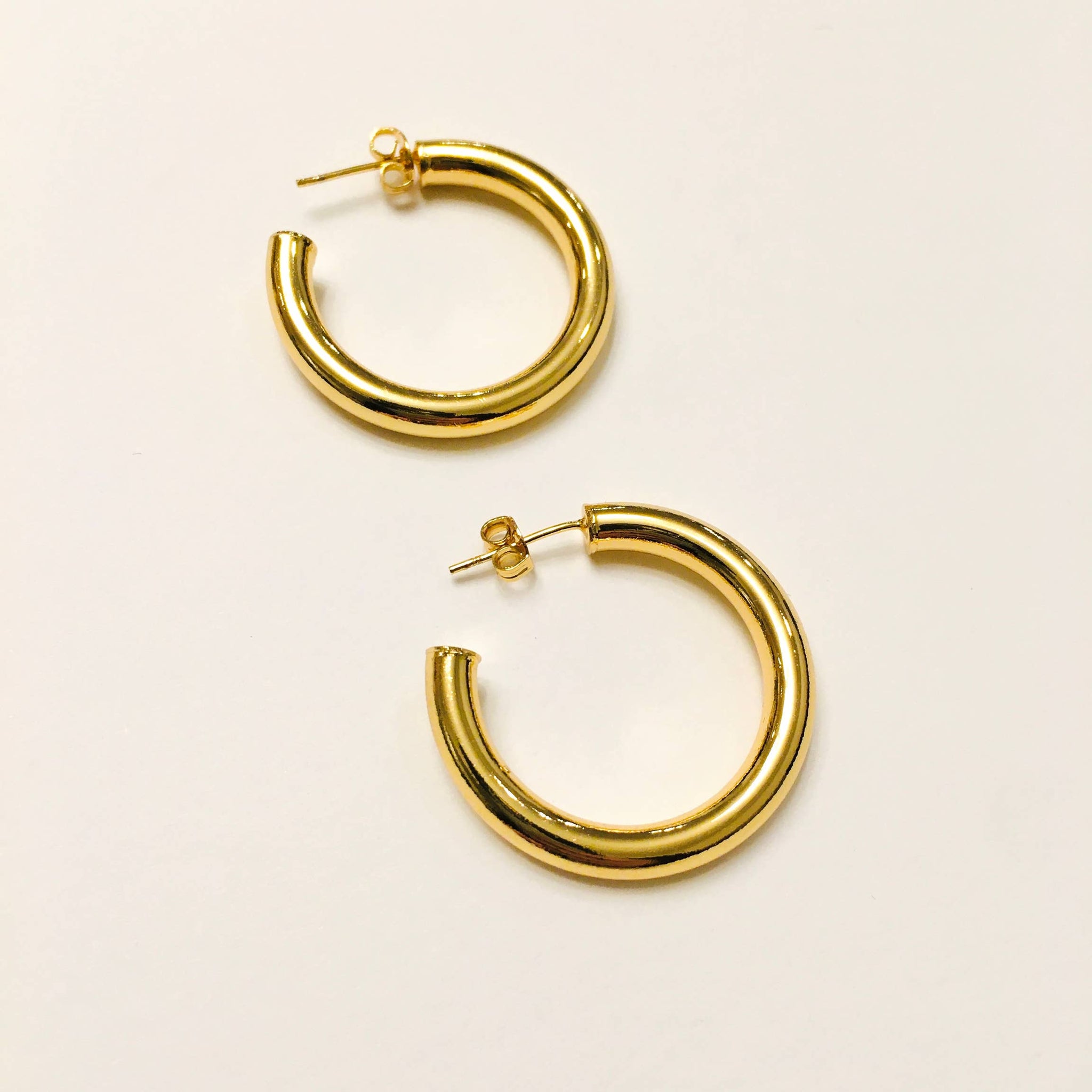 Hoop Earrings, 18K Gold Fill