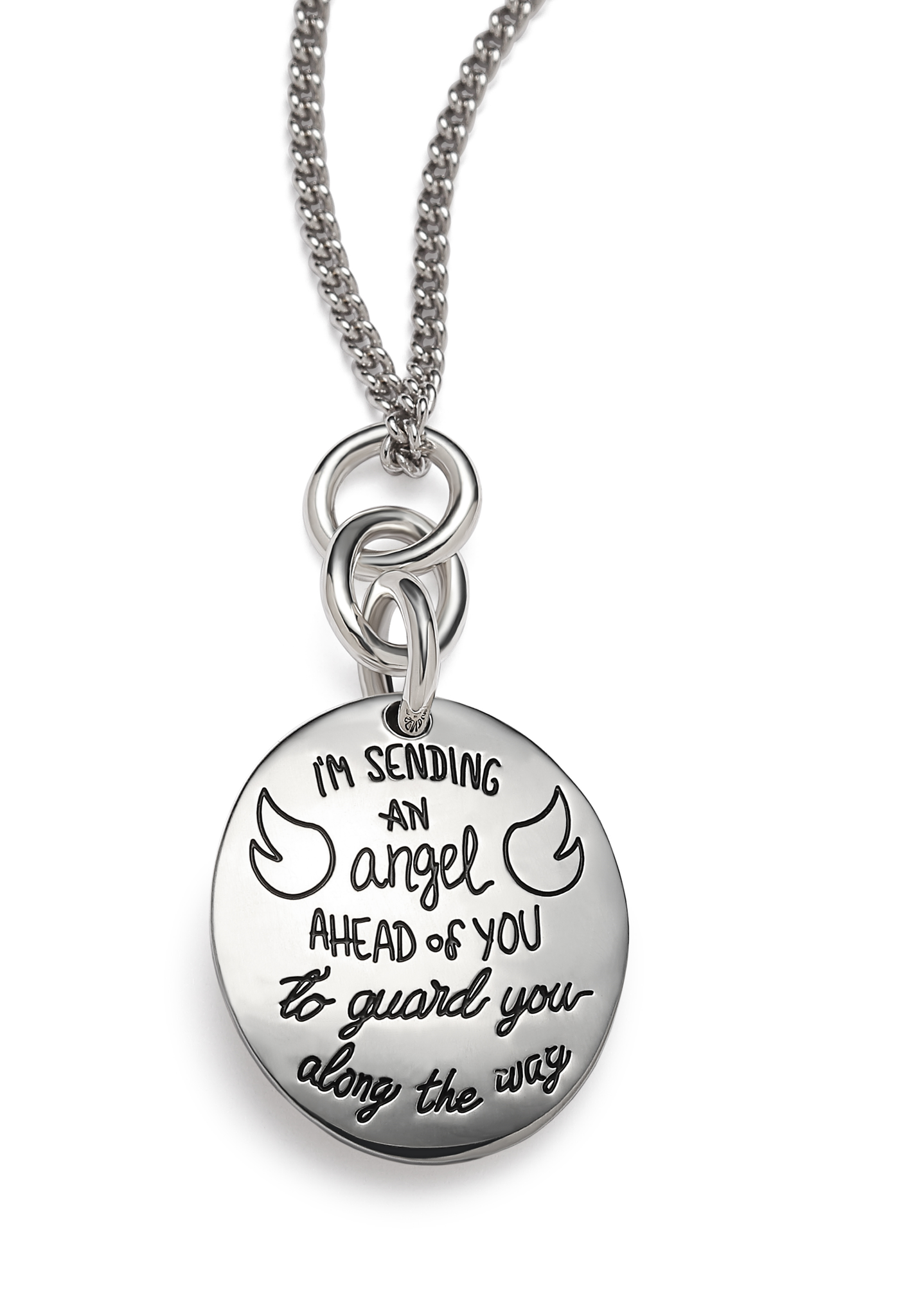 sterling silver guardian angel necklace from Sears.com