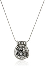 Load image into Gallery viewer, 'A Wrinkle in Time' Silver Be A Warrior Expandable Necklace - Alex and Ani