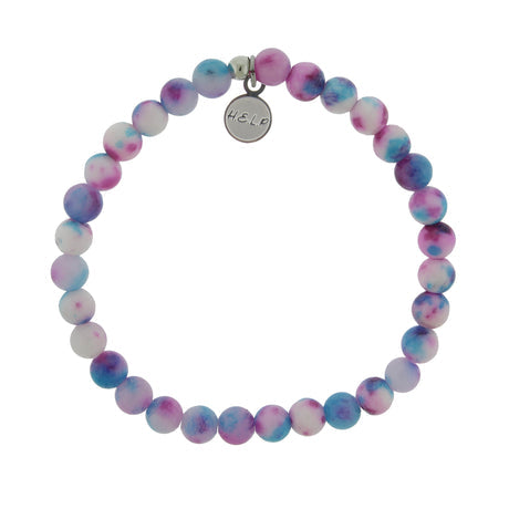 Be Happy - Cotton Candy Jade Stacker