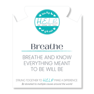 Breathe Baby Blue Quartz Stacker - TJazelle HELP Collection