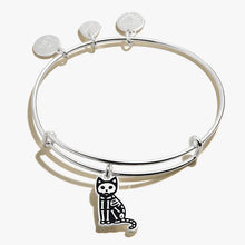 Load image into Gallery viewer, Skeleton Cat Charm Bangle