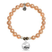 Load image into Gallery viewer, Mom with Two Hearts Charm Bracelet - TJazelle