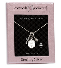 Load image into Gallery viewer, First Communion Necklace - Sterling Silver
