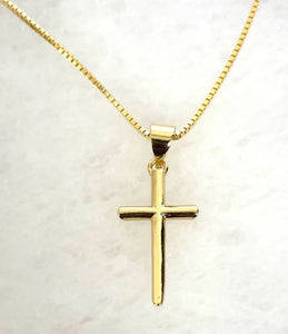 Cross Necklace - Gold Plated
