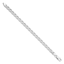 Load image into Gallery viewer, 8 Flat Cuban Anchor Chain - Rhodium Plated Sterling Silver