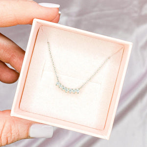 Dainty Layering Necklace in Opal