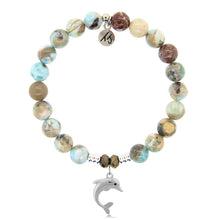 Load image into Gallery viewer, Dolphin Silver Charm Bracelet - TJazelle