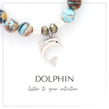 Load image into Gallery viewer, Dolphin Silver Charm Bracelet - TJazelle