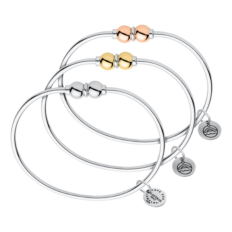 SS Twisted Ball & Loop Cape Cod Bangle Bracelet – Marie's Jewelry