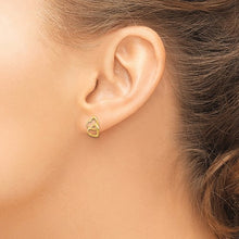 Load image into Gallery viewer, 14k Madi K Hearts Post Earrings