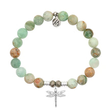 Load image into Gallery viewer, Dragonfly Silver Charm Bracelet - TJazelle