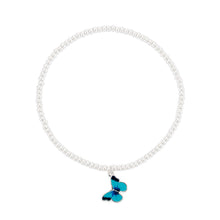 Load image into Gallery viewer, Blue Morpho Butterfly Stretch Anklet