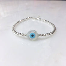 Load image into Gallery viewer, &quot;Opal Evil Eye&quot; Beaded Bracelet - Our Whole Heart