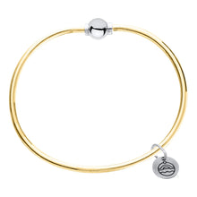 Load image into Gallery viewer, Gold Filled with Sterling Silver Single Ball - Cape Cod Bangle