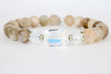 Load image into Gallery viewer, Stash Adrian with Swarovski Crystal and Sunstone Bracelet