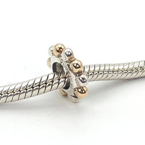 CHAMILIA Sterling Silver And 14K Gold Spacer Charm Bead