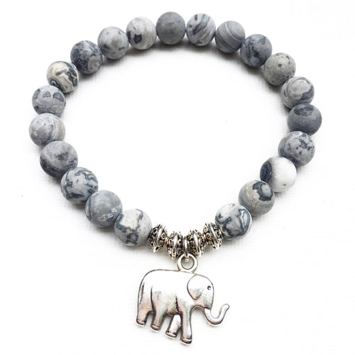 Elephant - Gray picture jasper