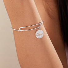 Load image into Gallery viewer, 'It's Time To Shine' Birthday Charm Bangle Bracelet - Alex and Ani