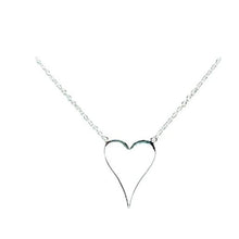 Load image into Gallery viewer, Solid Shiny Heart Necklace - Gold Vermeil