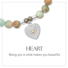 Load image into Gallery viewer, Heart Opal Charm Bracelet - TJazelle